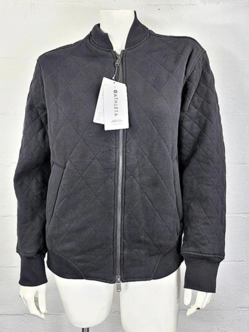 Athleta Retroplush Bomber Jacket